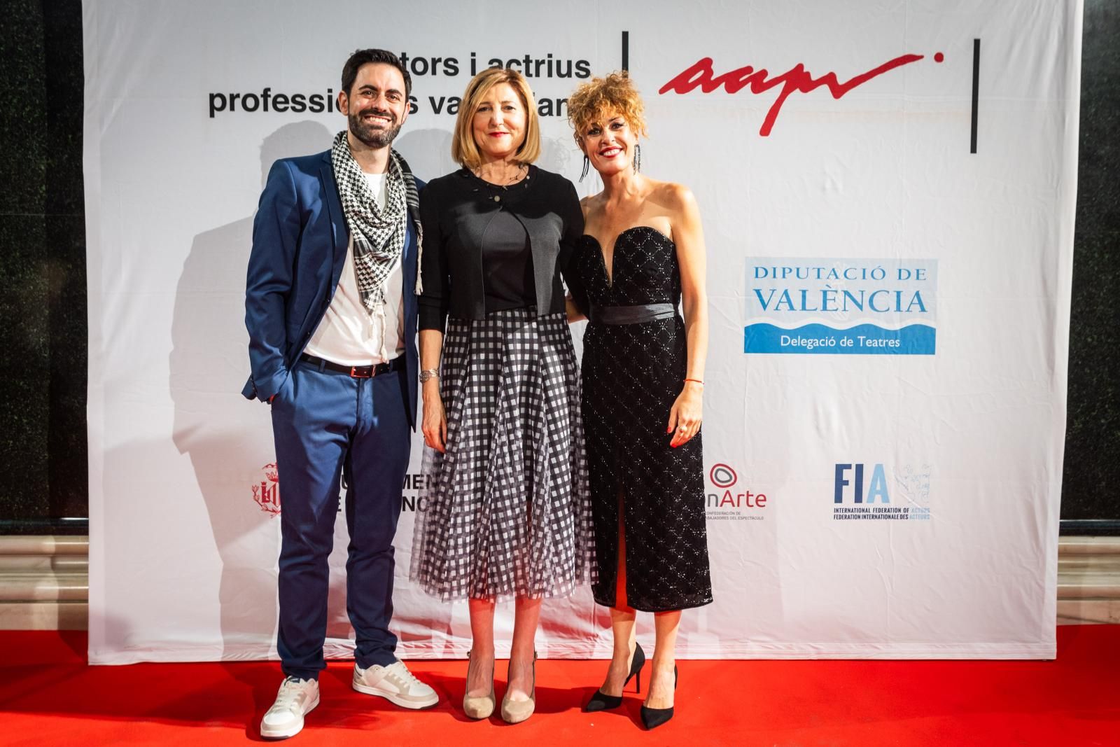 La alfombra roja de los premios de los actores valencianos