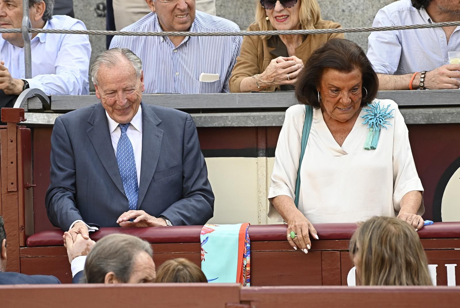 Famosos en la Plaza de Toros de Las Ventas