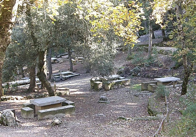 Antiguos paelleros de la zona Parc Natural.