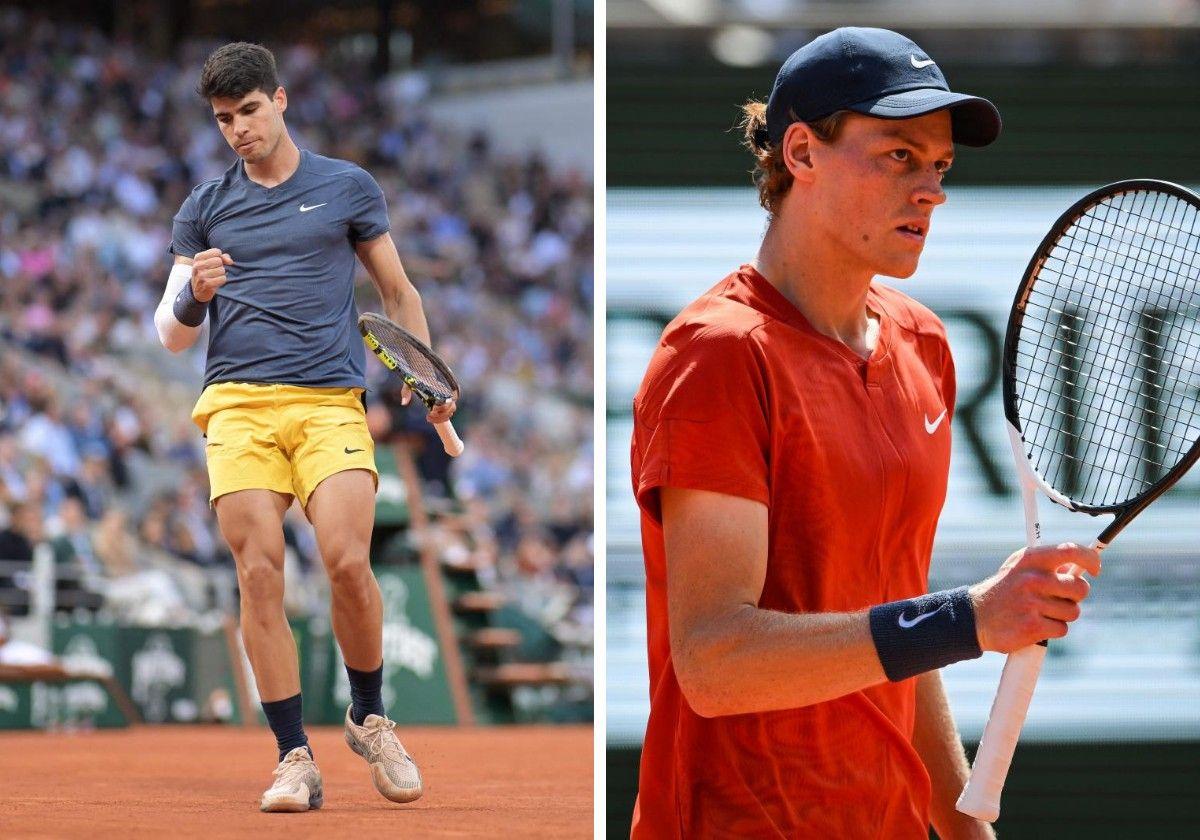Alcaraz y Sinner, en este Roland Garros.