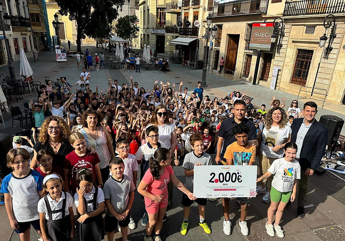 Premio para los escolares de Sueca.