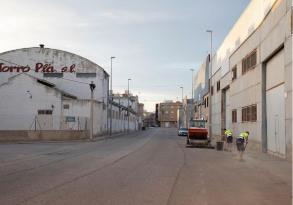 Poígono industrial de l'Alcúdia.