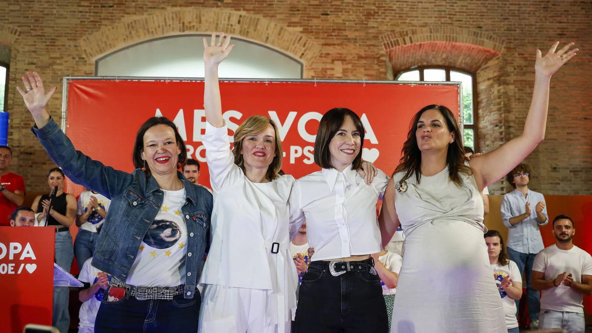 Mitin PSPV Valencia | El PSPV apela al feminismo como muro de contención  para el «blanqueamiento» de las derechas | Las Provincias