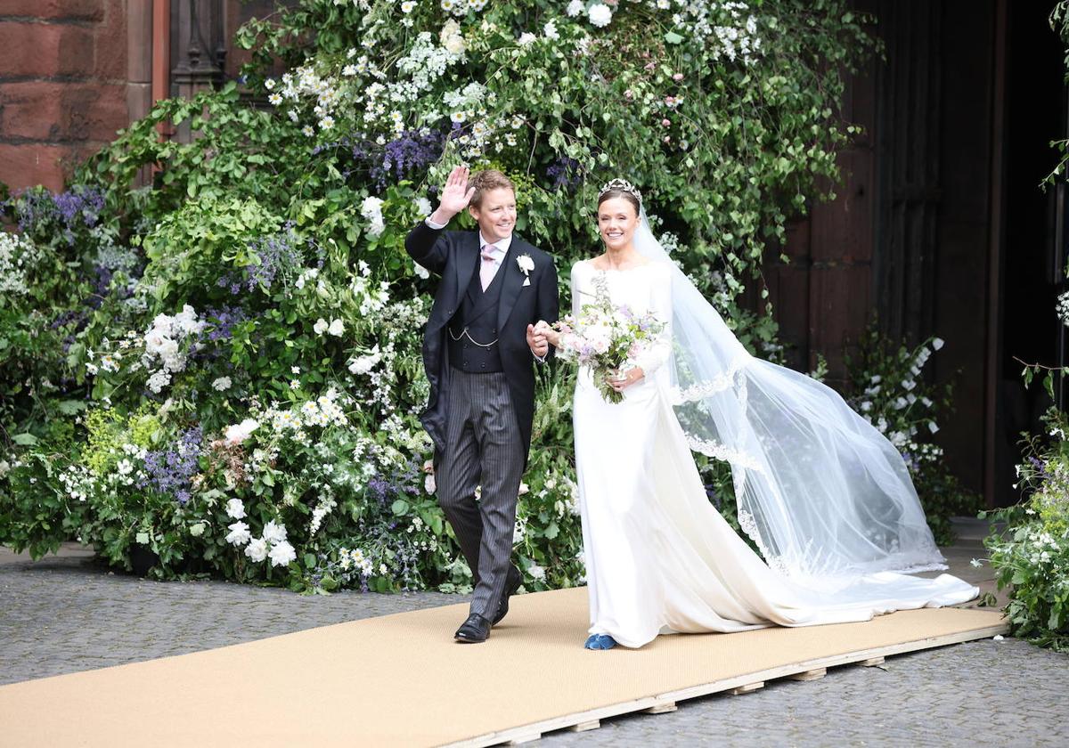 Las imágenes de la boda del duque de Westminster y Olivia Henson en Chester