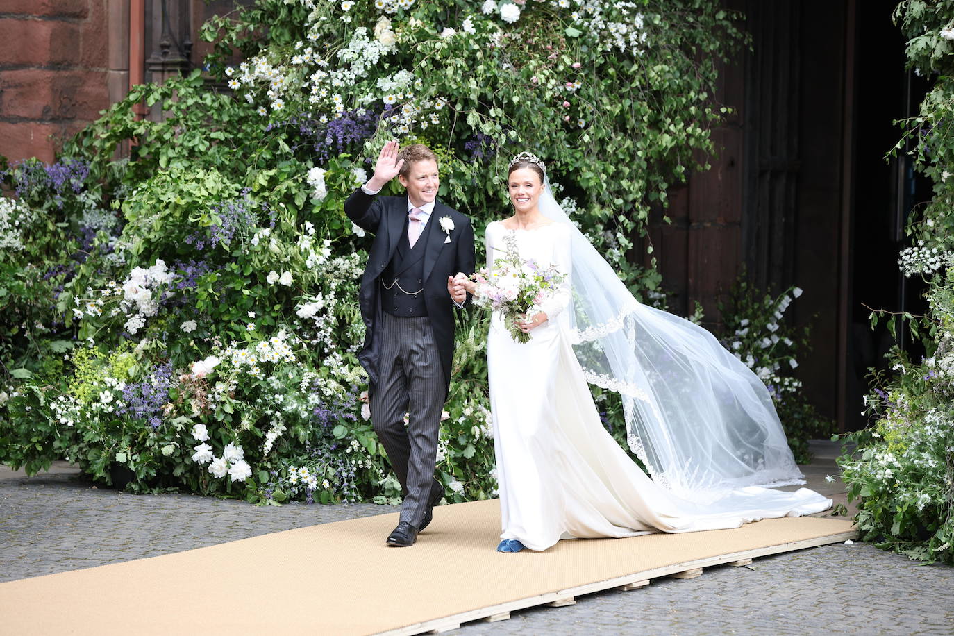 Las imágenes de la boda del duque de Westminster y Olivia Henson en Chester