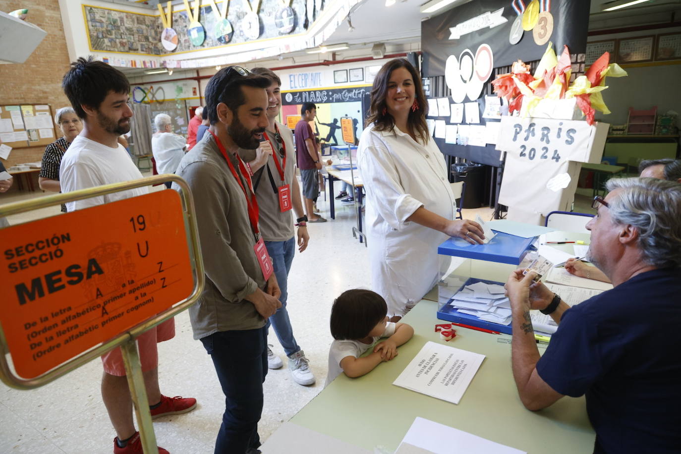 Las mejores imágenes de las votaciones en las Elecciones Europeas 2024