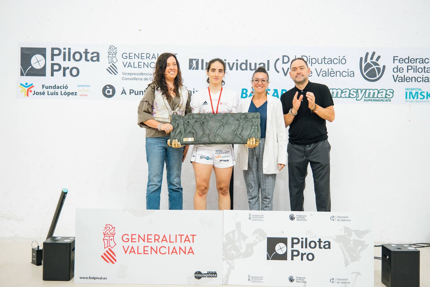 Fotos de Victoria, campeona del Individual femenino de pilota valenciana