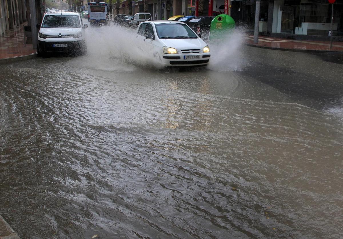 Las localidades de Alicante donde ha llovido más este martes