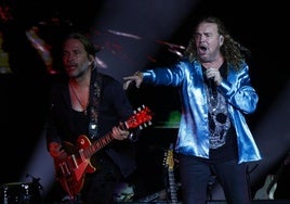 Maná, en el concierto en Barcelona.