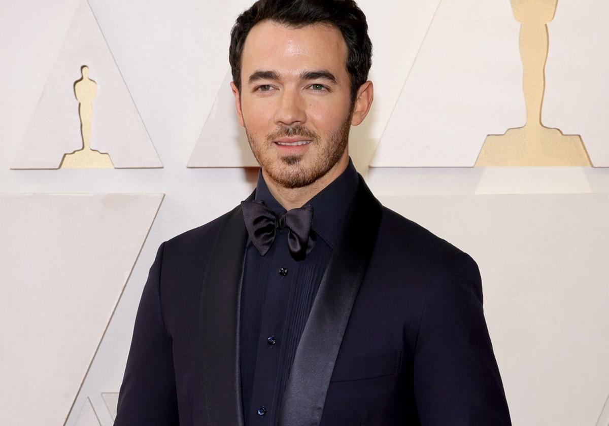 El cantante Kevin Jonas en una gala de los Oscar.