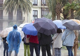 Jornada de lluvias en Valencia.