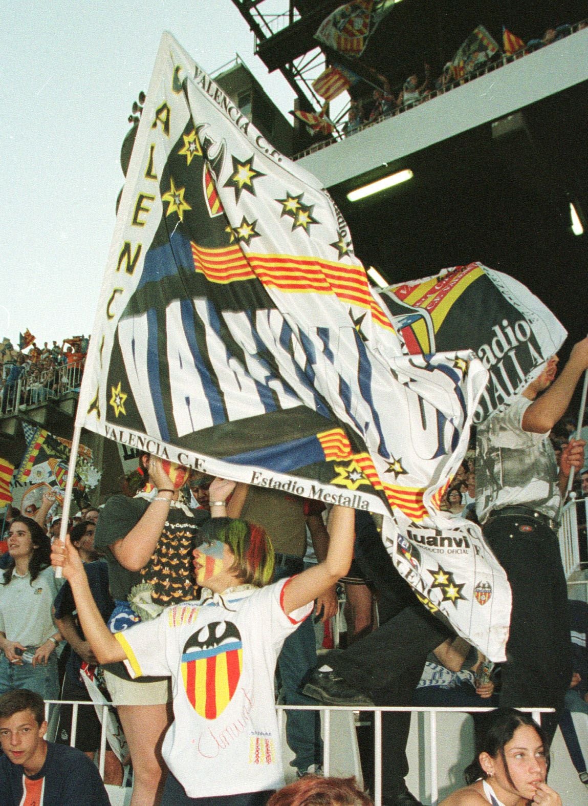 Así fue la celebración del Valencia en 1999