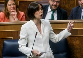 La ministra Diana Morant, en el Congreso.