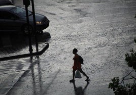 Lluvias en la ciudad de Valencia.