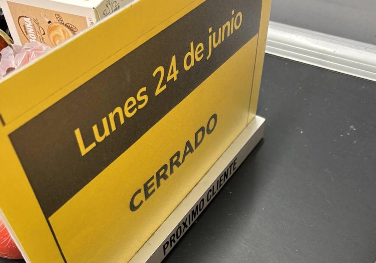 Aviso de Consum a sus clientes por el cierre del 24 de junio.