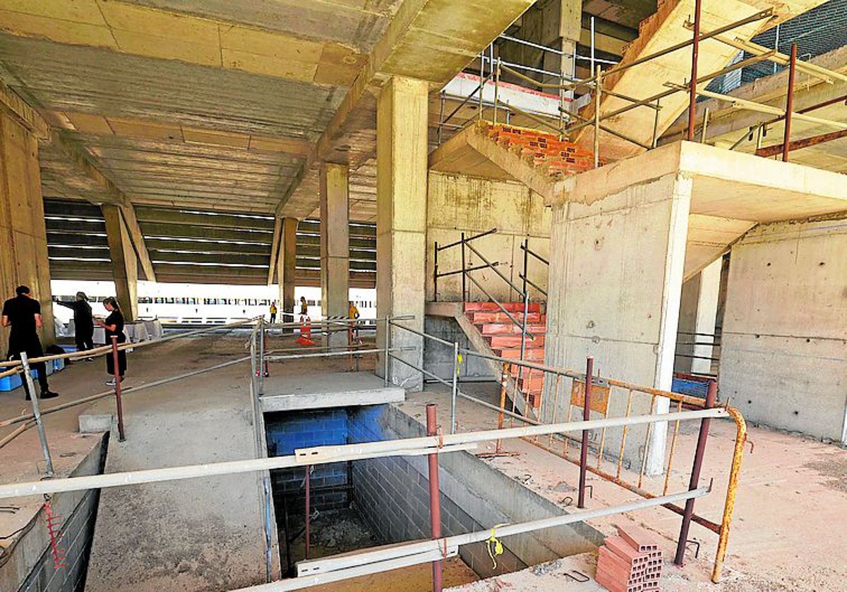 Interior del nuevo Mestalla.