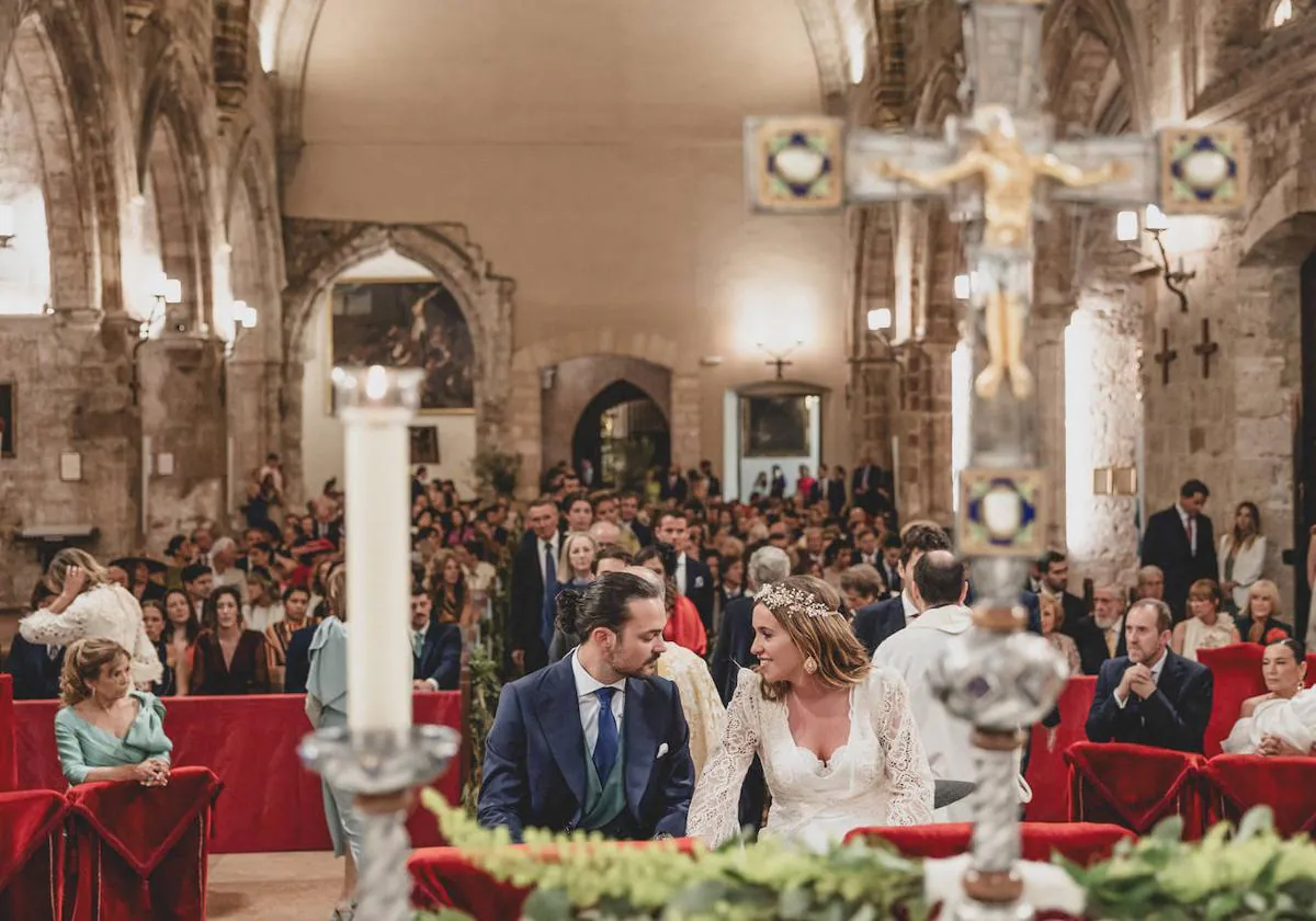 La boda con estética ‘boho’ en San Juan del Hospital de Valencia