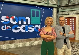 'Som de casa', el programa vespertino de À Punt presentado por Gema Payà y Ximo Rovira.