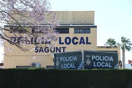 Retén de la Policía Local de Sagunto.