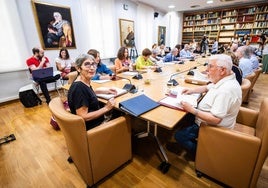 Pleno del Consell Valencià de Cultura en la sesión de este martes.