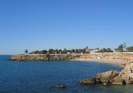 Vista de una playa en Vinaròs.