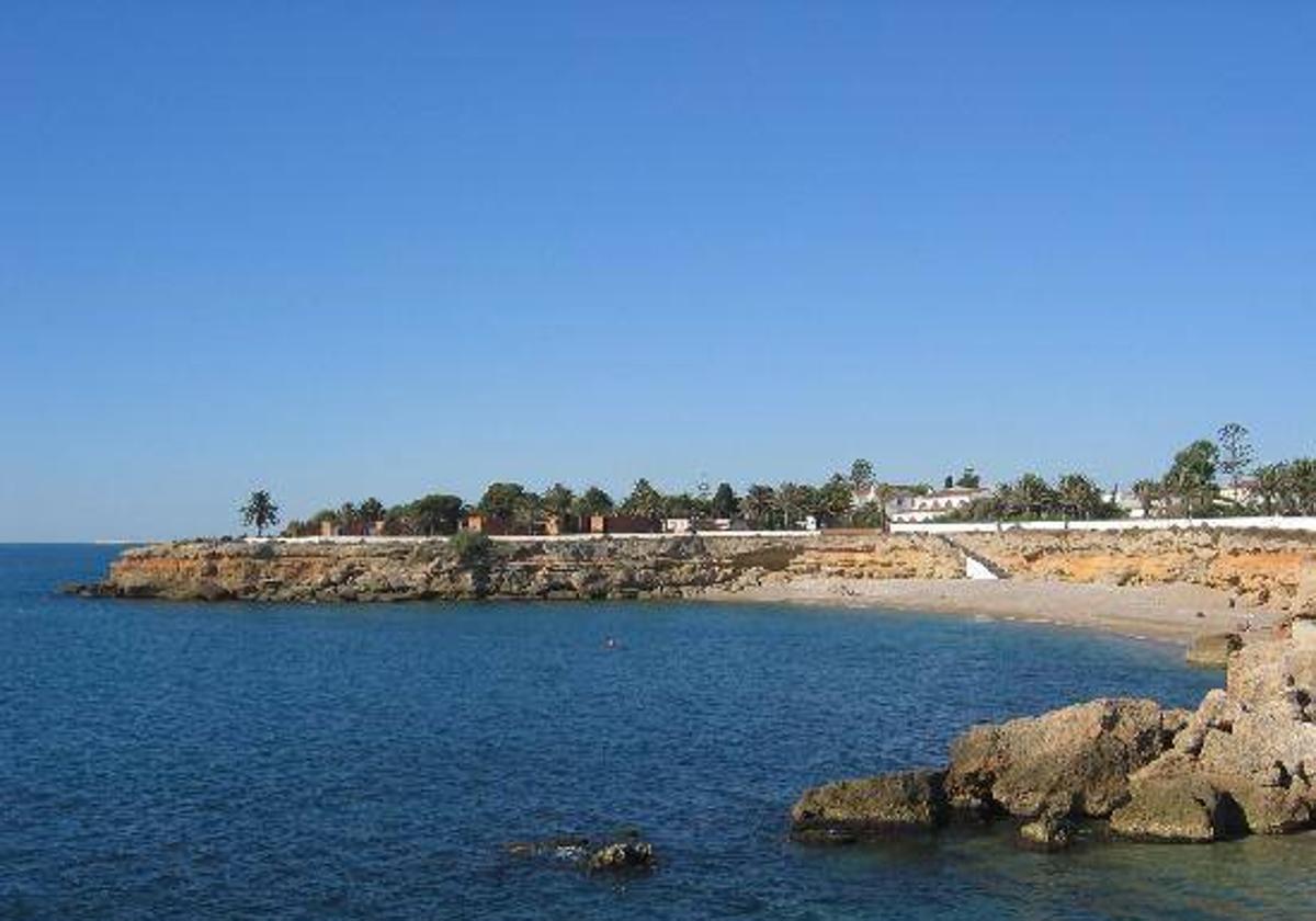 Vista de una playa en Vinaròs.