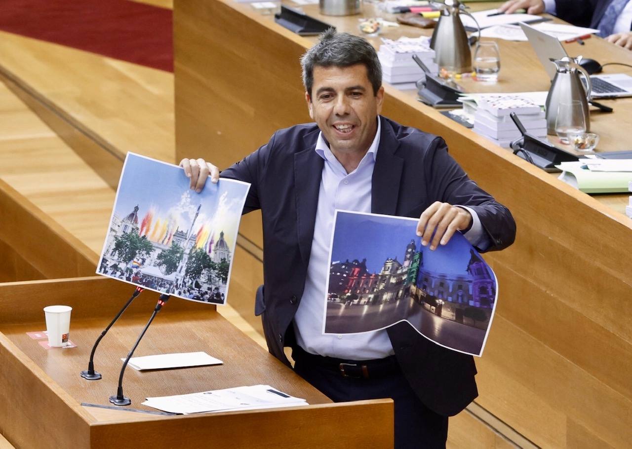 La sesión de control a Mazón en Les Corts, en imágenes