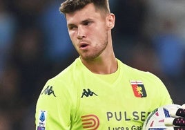 Jesús Martínez, durante un partido en Italia.