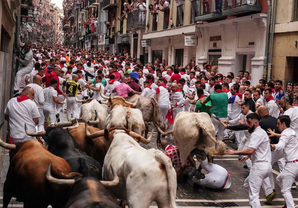 Un encierro de San Fermín, en una imagen de archivo.