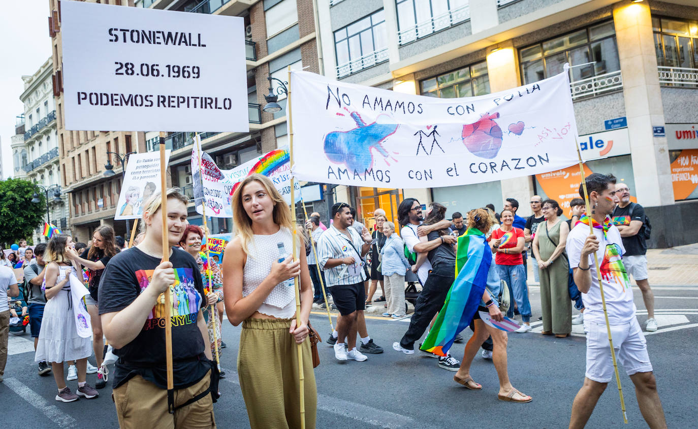 Manifestación del Orgullo LGTBI en Valencia