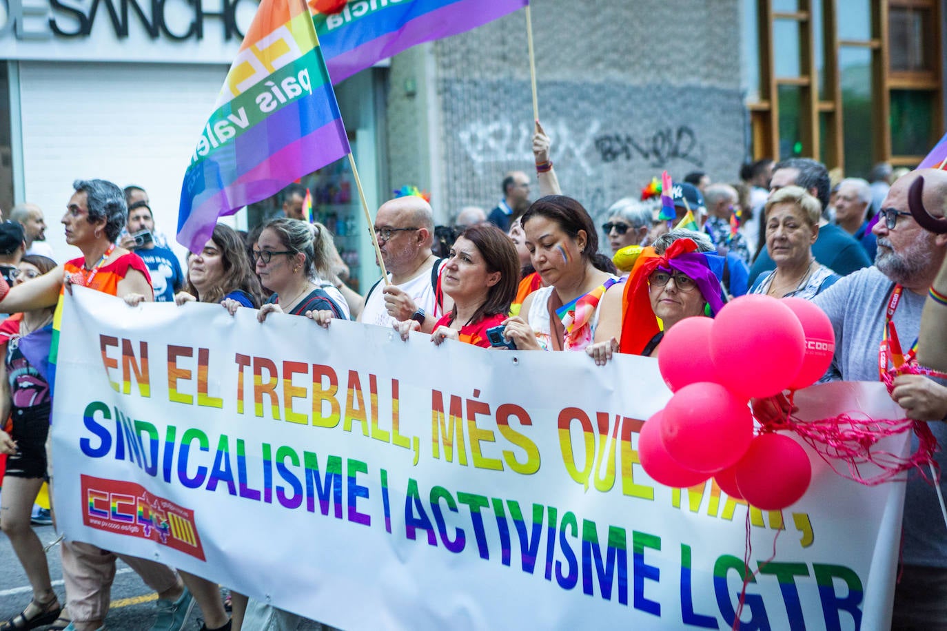 Manifestación del Orgullo LGTBI en Valencia