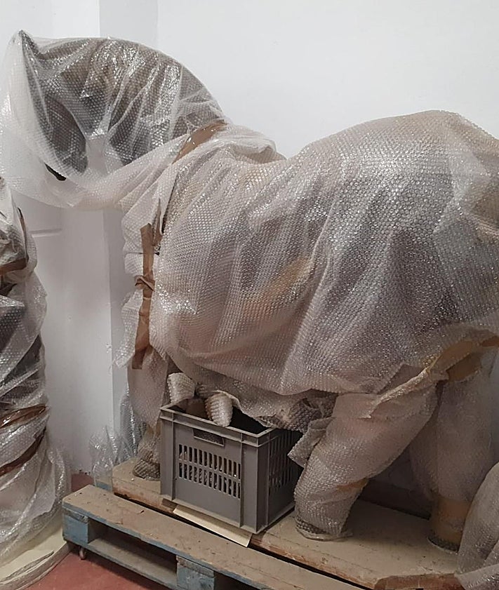 Imagen secundaria 2 - Restos que custodia el servicio de Arqueoliogía. 