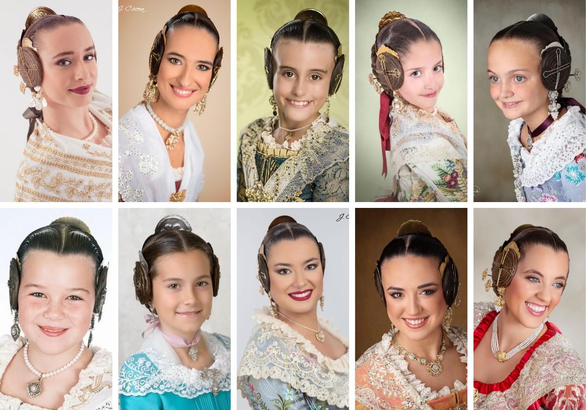 Estas son las primeras candidatas preseleccionadas a falleras mayores de Valencia 2025