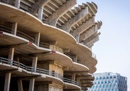 Aspecto exterior del nuevo Mestalla.