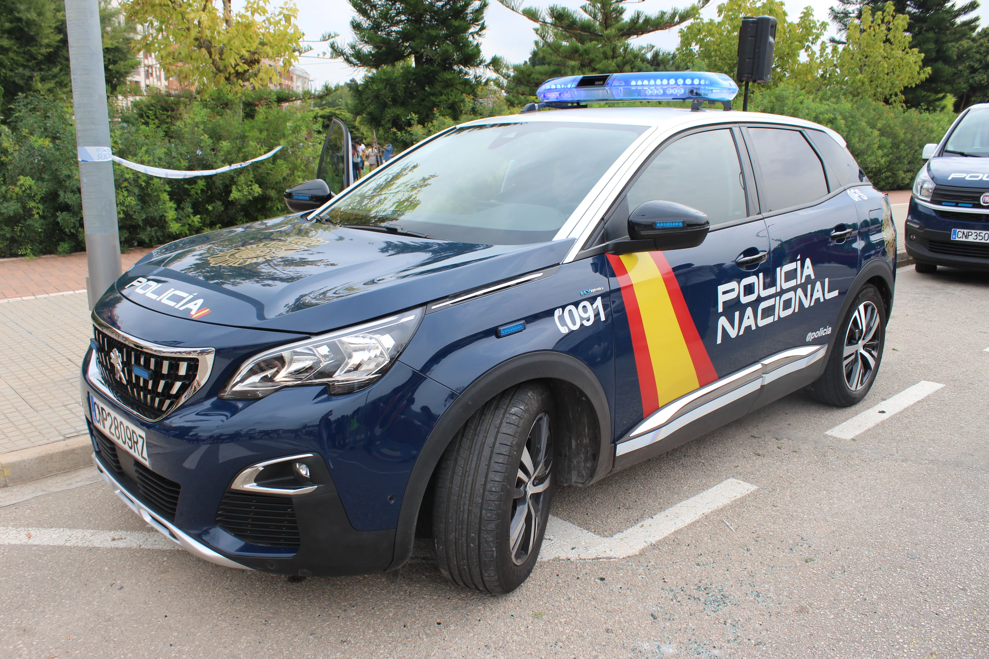 Coche de la Policía Nacional.