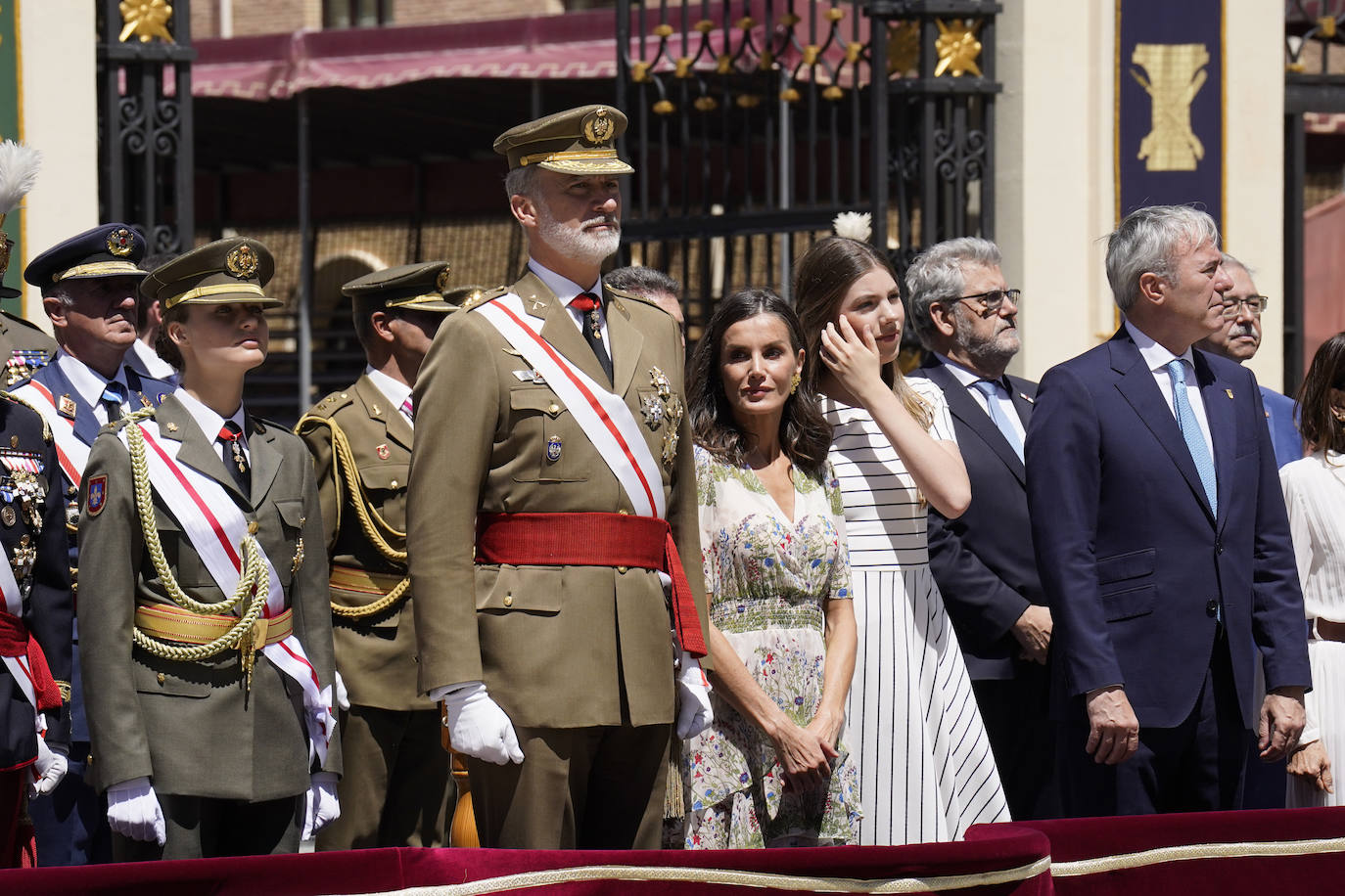 La princesa Leonor recibe la Gran Cruz del Mérito Militar