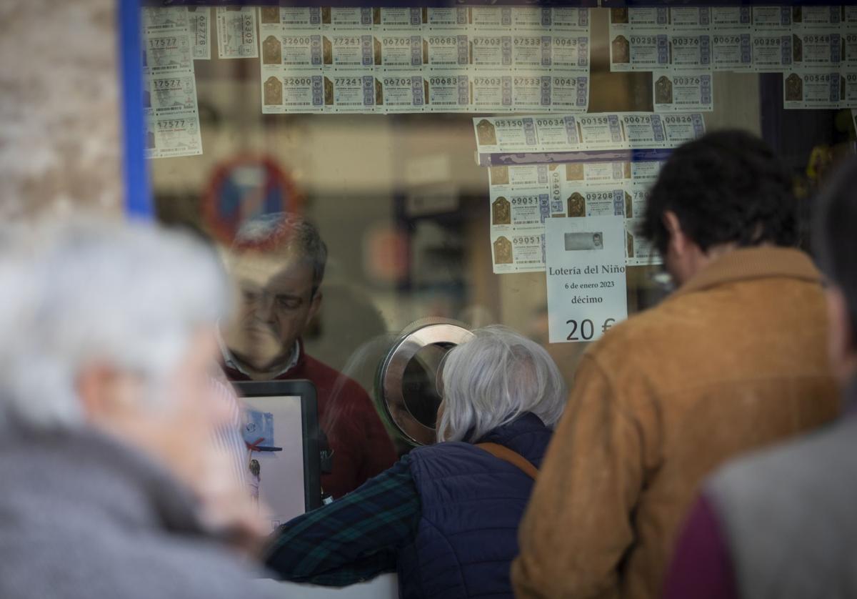 Una administración de Loterías y Apuestas del Estado en una imagen de archivo.