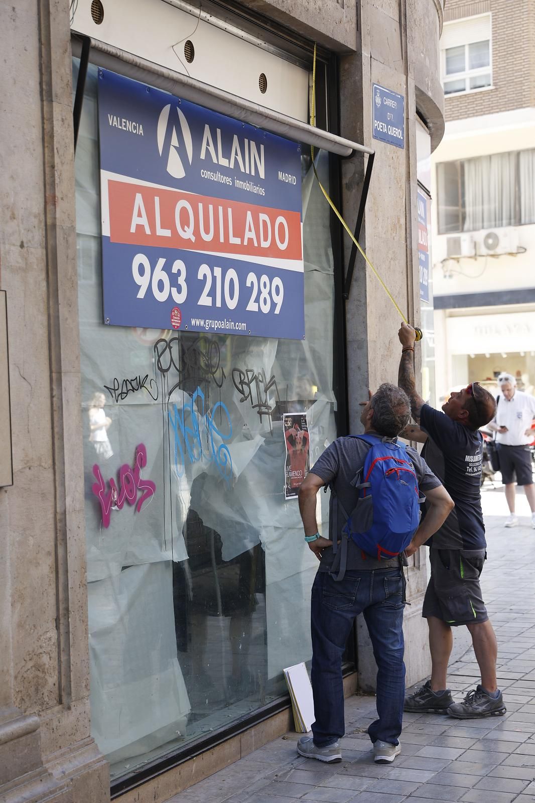 Así está la &#039;milla de oro&#039; de Valencia