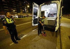 Así se investiga un accidente de tráfico en Valencia