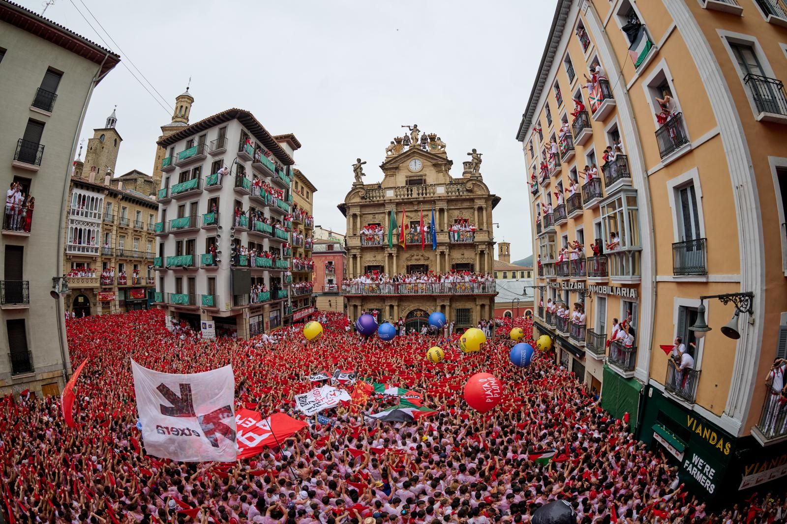 Así ha sido el Chupinazo de los Sanfermines 2024