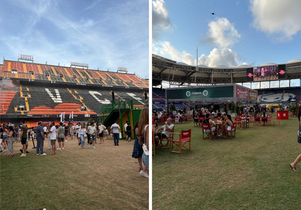 The Champions Burger en Mestalla y GastroLeague en el Ciutat de Valencia.