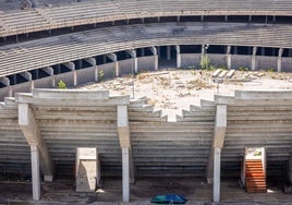 Aspecto del futuro estadio.