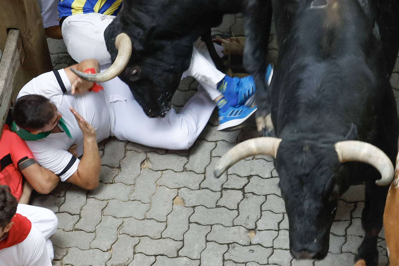 Las mejores imágenes del tercer encierro de San Fermín 2024