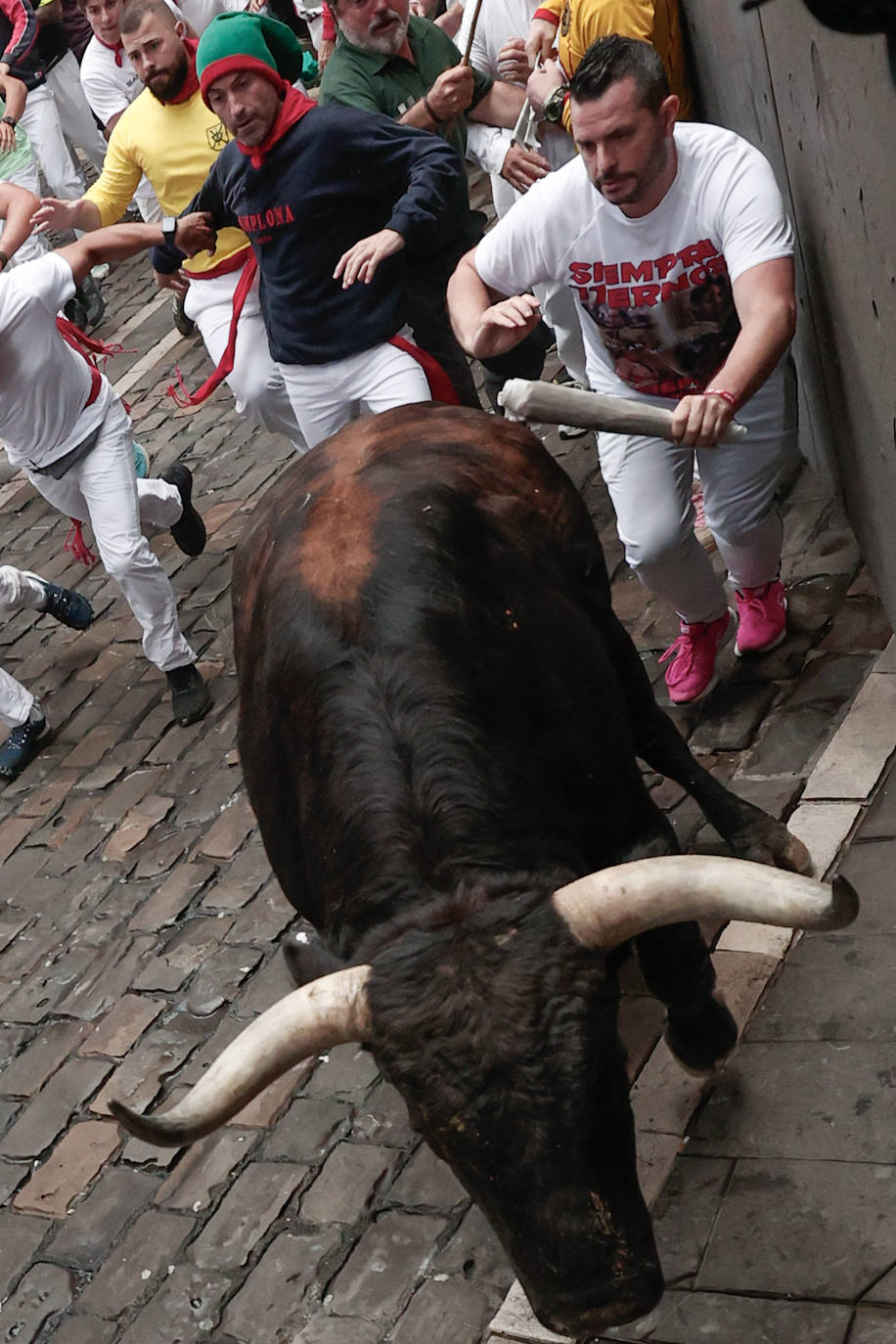 Las mejores imágenes del tercer encierro de San Fermín 2024