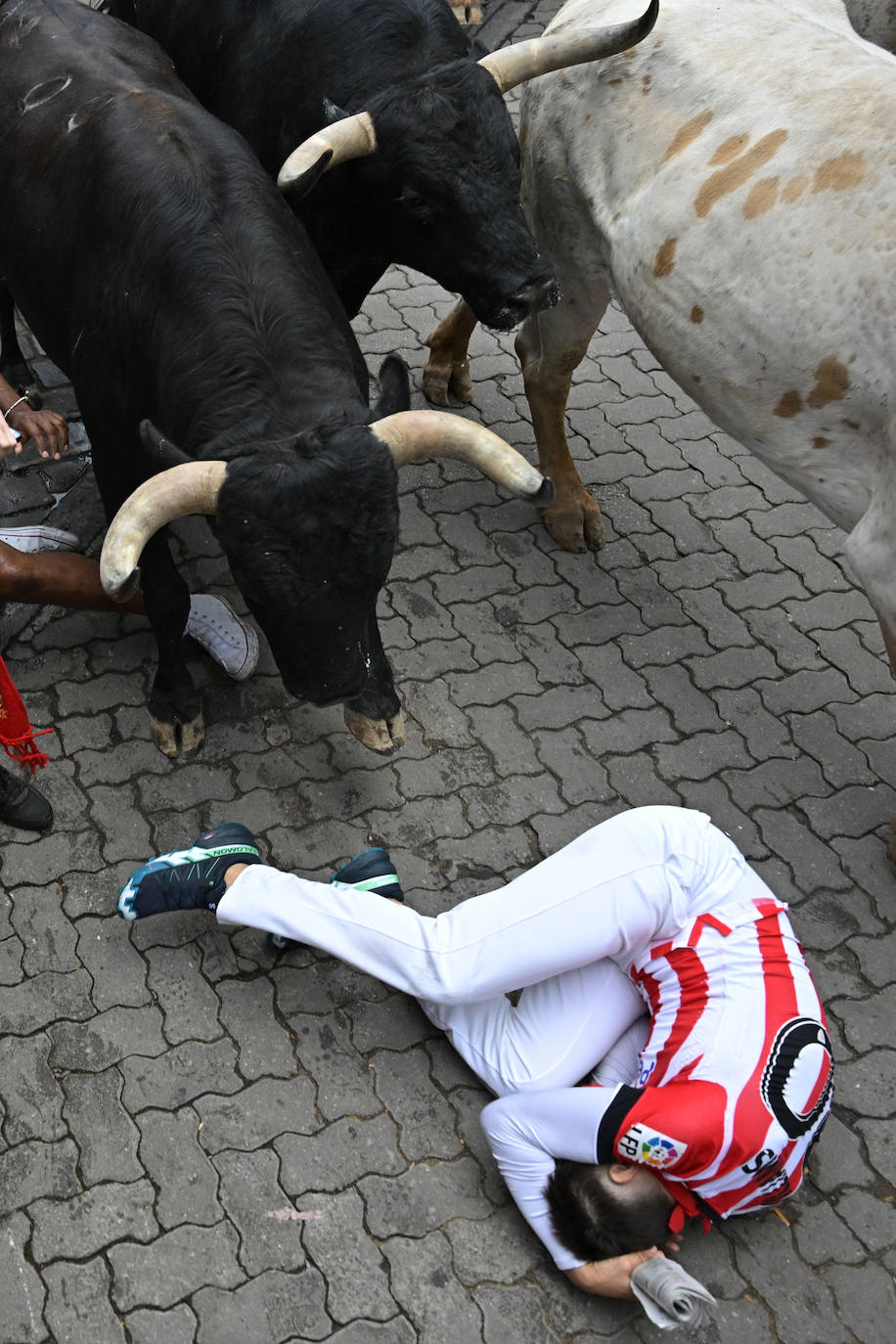 Las mejores imágenes del tercer encierro de San Fermín 2024