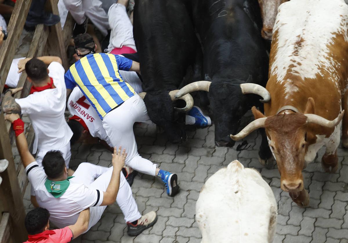 Tercer encierro de San Fermín.