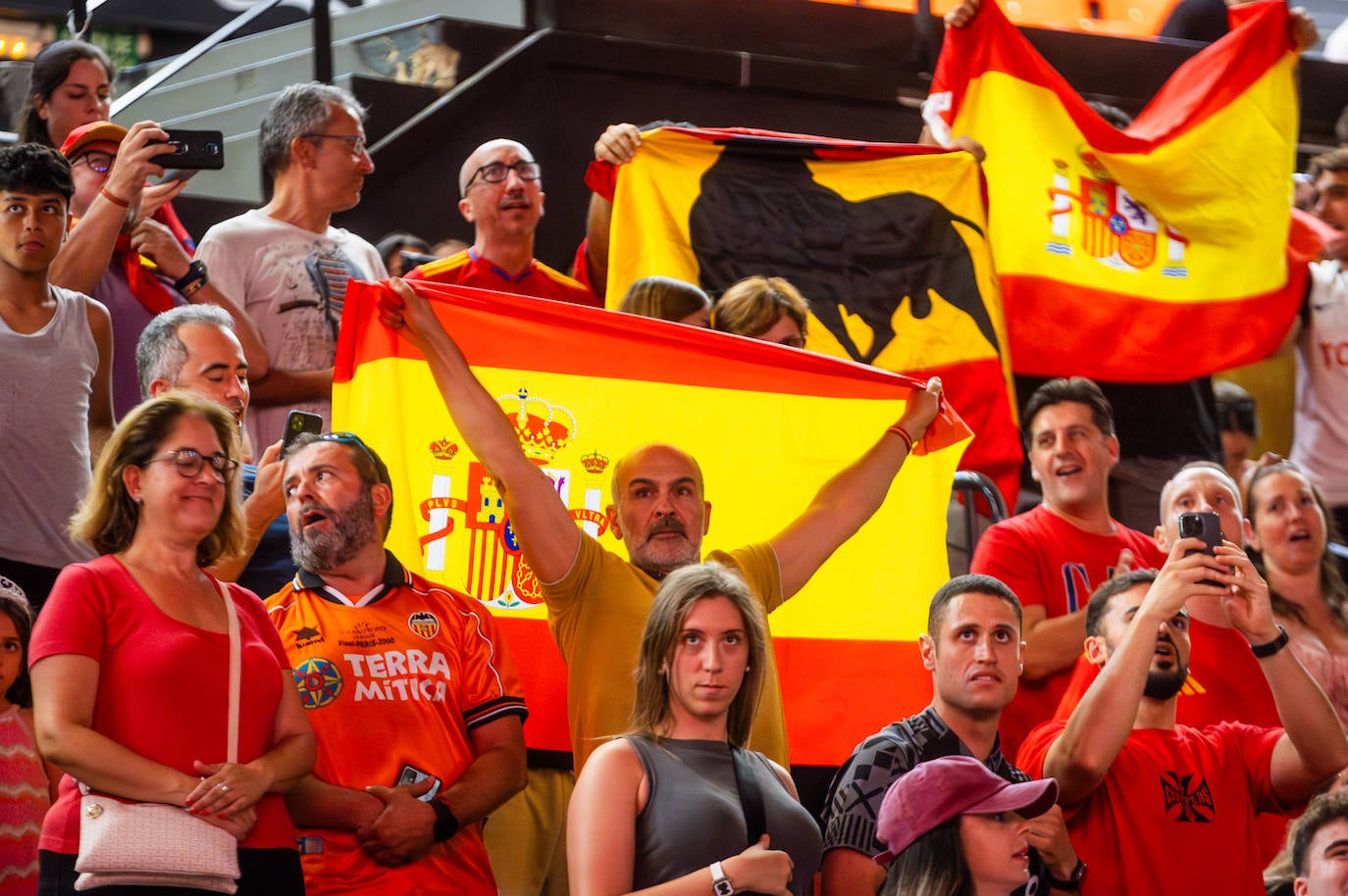 La Fonteta estalla con la victoria de España frente a Francia en la semifinal de la Eurocopa