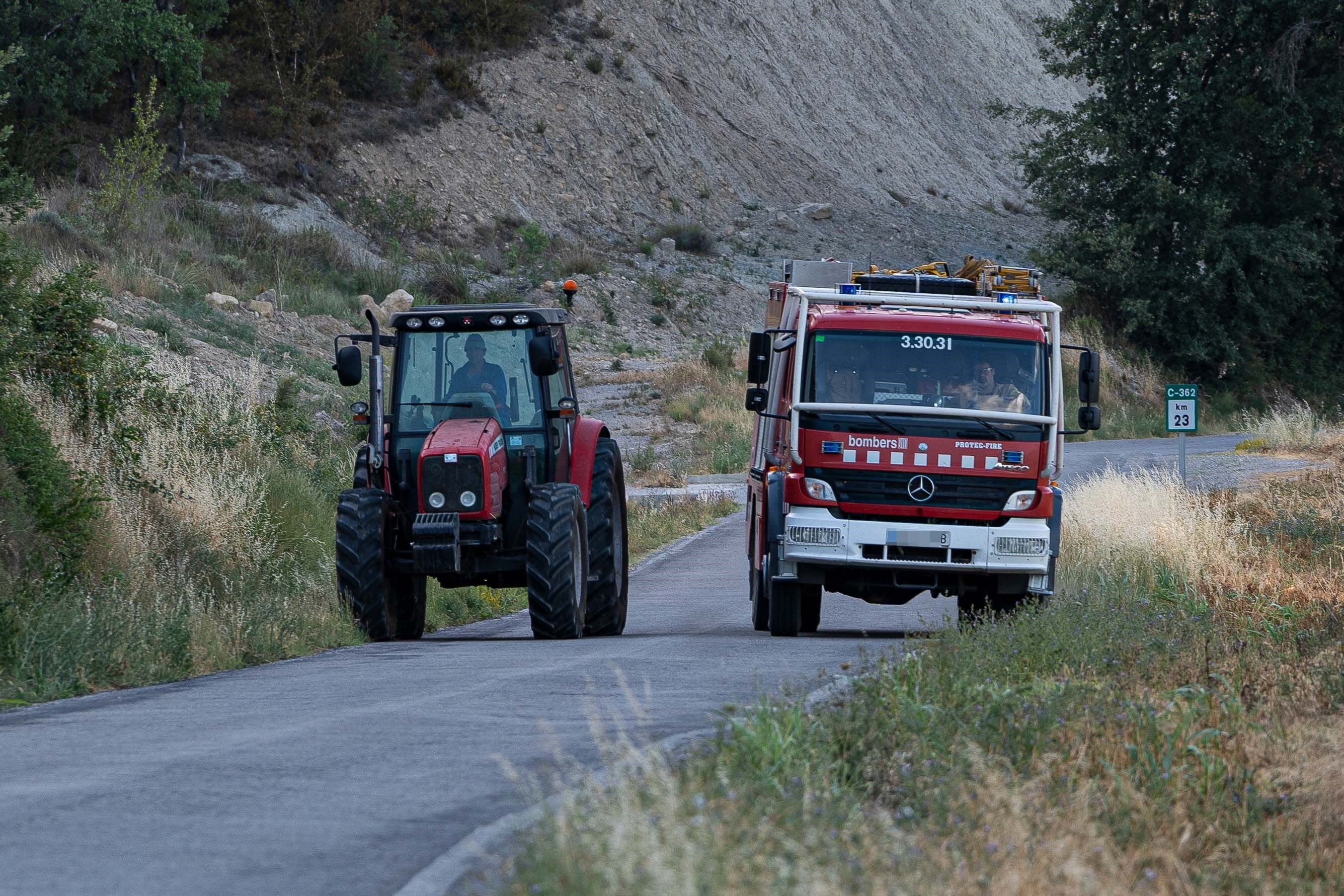 Rescatados un hombre y dos menores en una zona de difícil acceso de Eslida