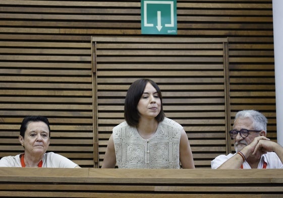 Morant, en la tribuna de invitados de Les Corts.