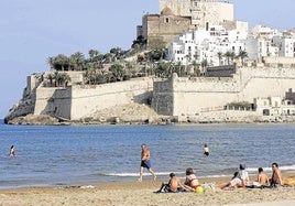 La playa de Peñíscola